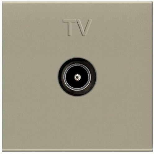 Розетка TV Оконечная без рамки ABB Niessen Zenit 1-м. 2 мод. N2250.7 CV шампань картинка